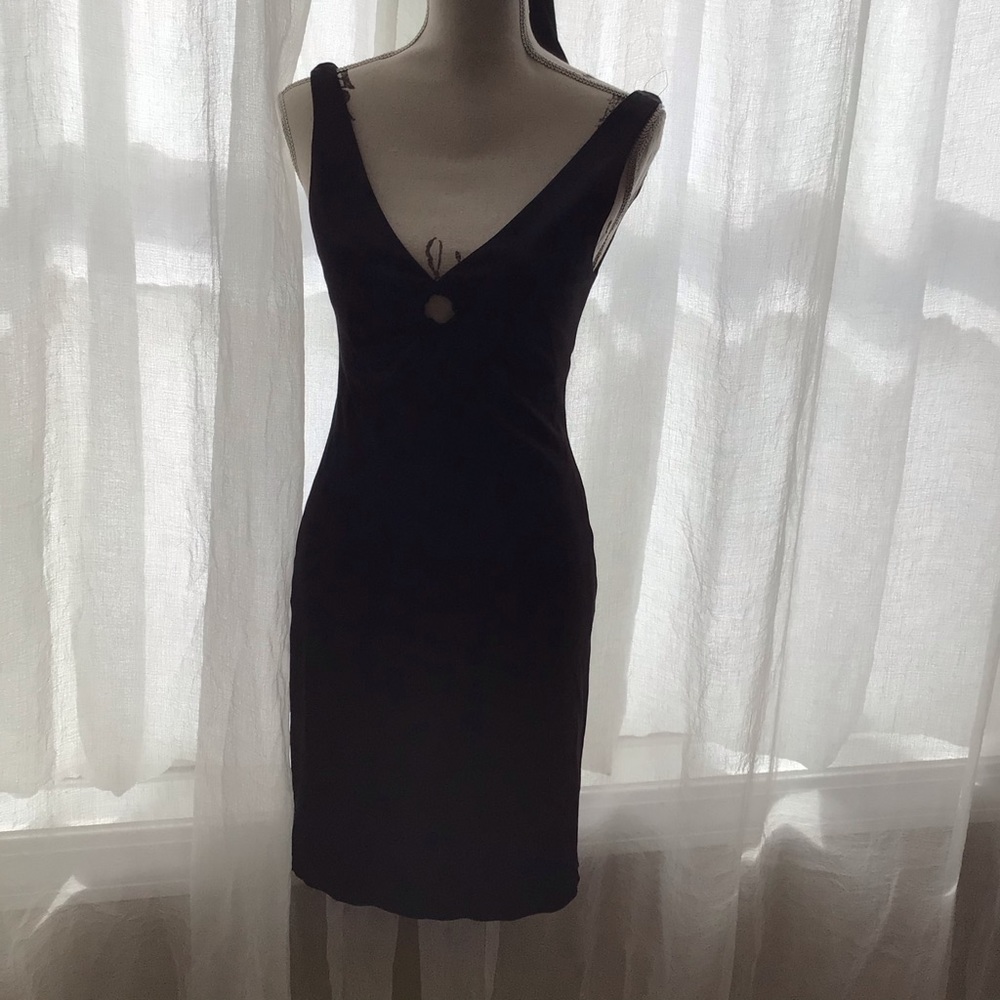 Black cocktail dress